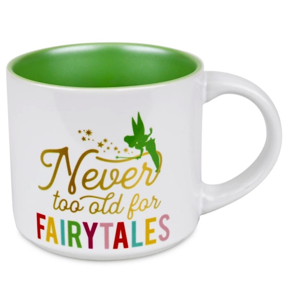 Tinker Bell Never too old for fairytales Mug, 14 oz. Brand New in Box - Picture 2 of 2